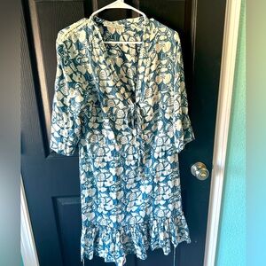 Size 40 Stella McCartney blue linen dress